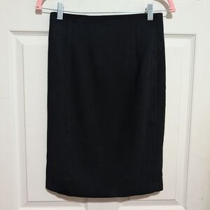 T. Babton Classic Black Tailored Pencil Skirt 4 Career Wear to Work
